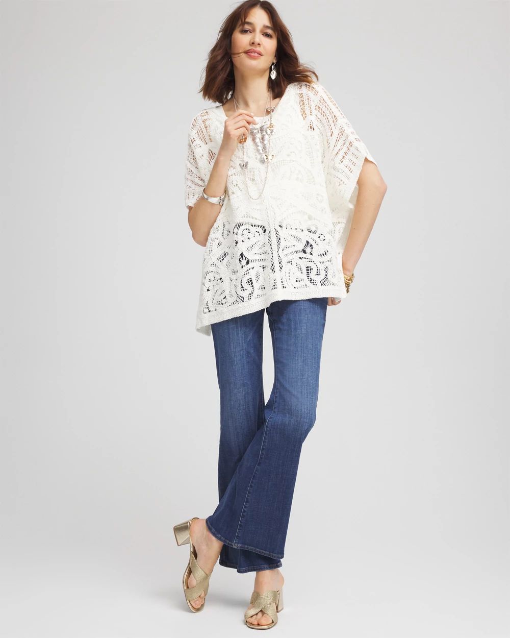 Crochet Lace Poncho