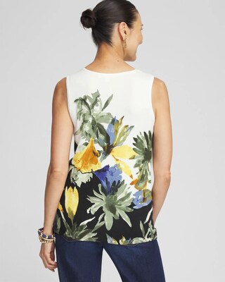 Garden V-neck Sweater Tank click to view larger image.