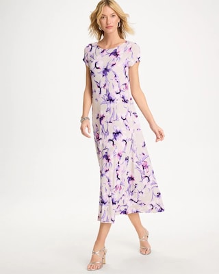 Travelers™ Amethyst Iris Maxi Dress click to view larger image.
