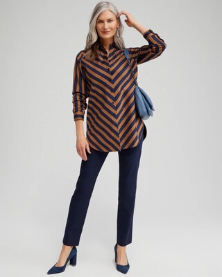 No Iron™ Stretch Stripe Tunic