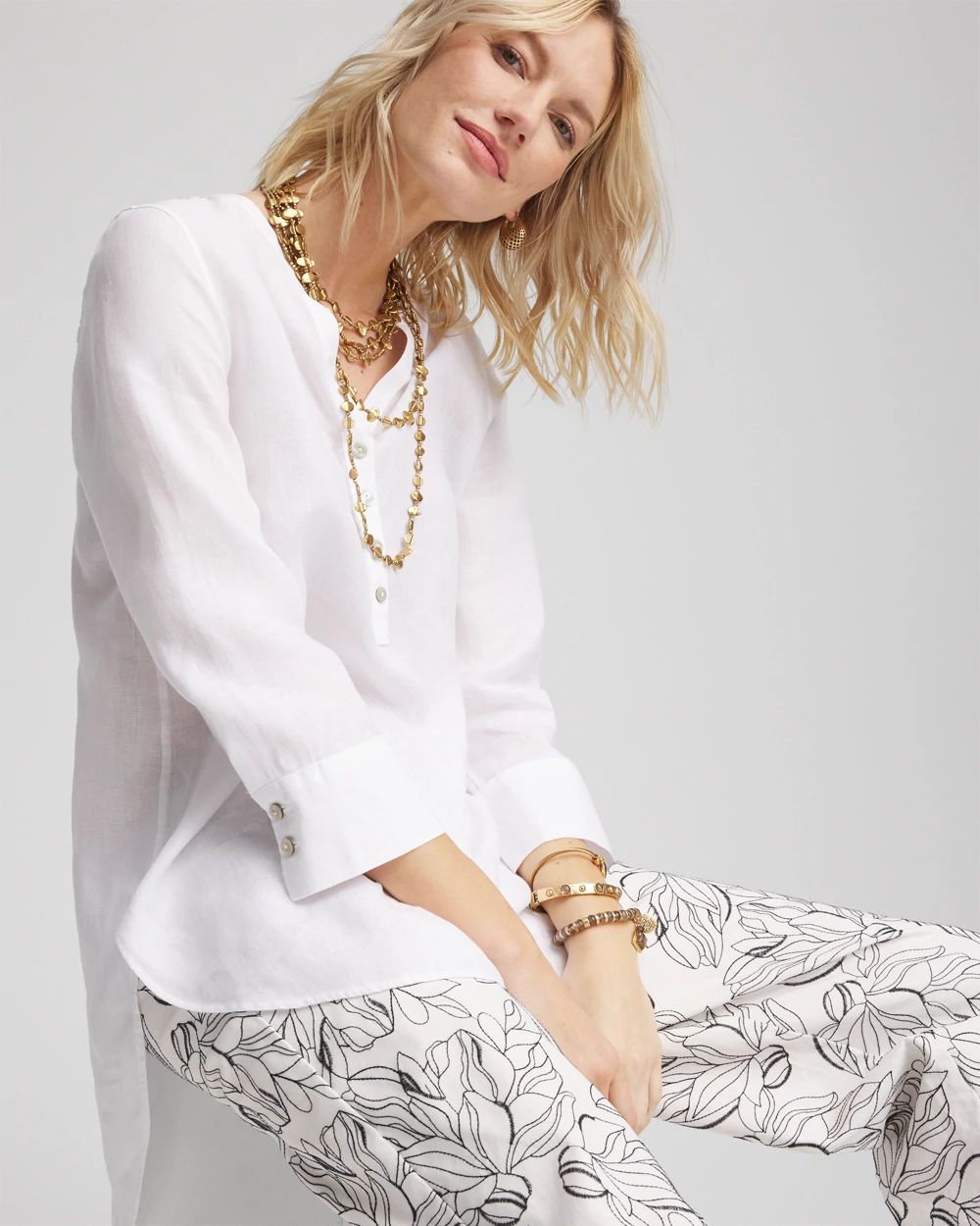 No Iron™ Linen Tunic