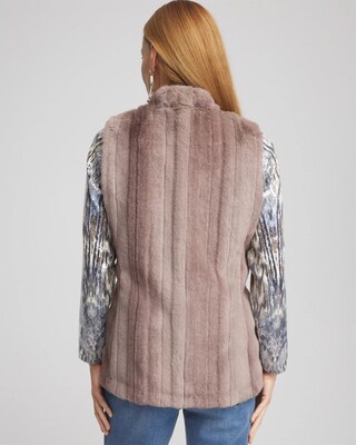 Faux Fur Vest click to view larger image.