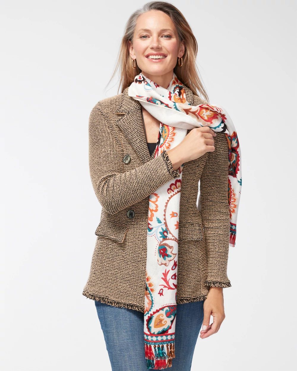 Paisley Oblong Scarf