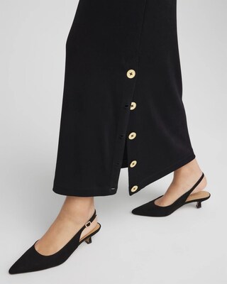 Travelers™ Button Slit Maxi Skirt