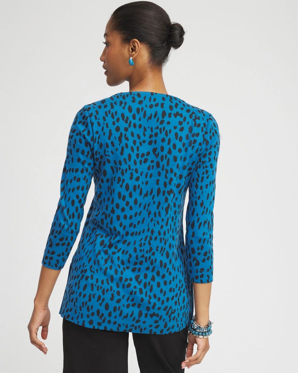 Dots V-neck Tunic