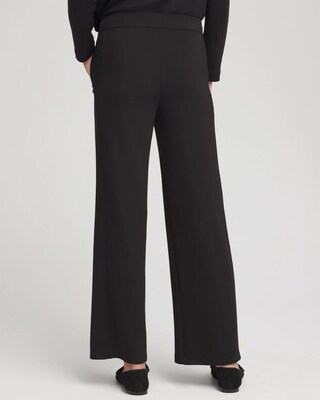 Zenergy® Scuba Ribbed Wide Leg Pants