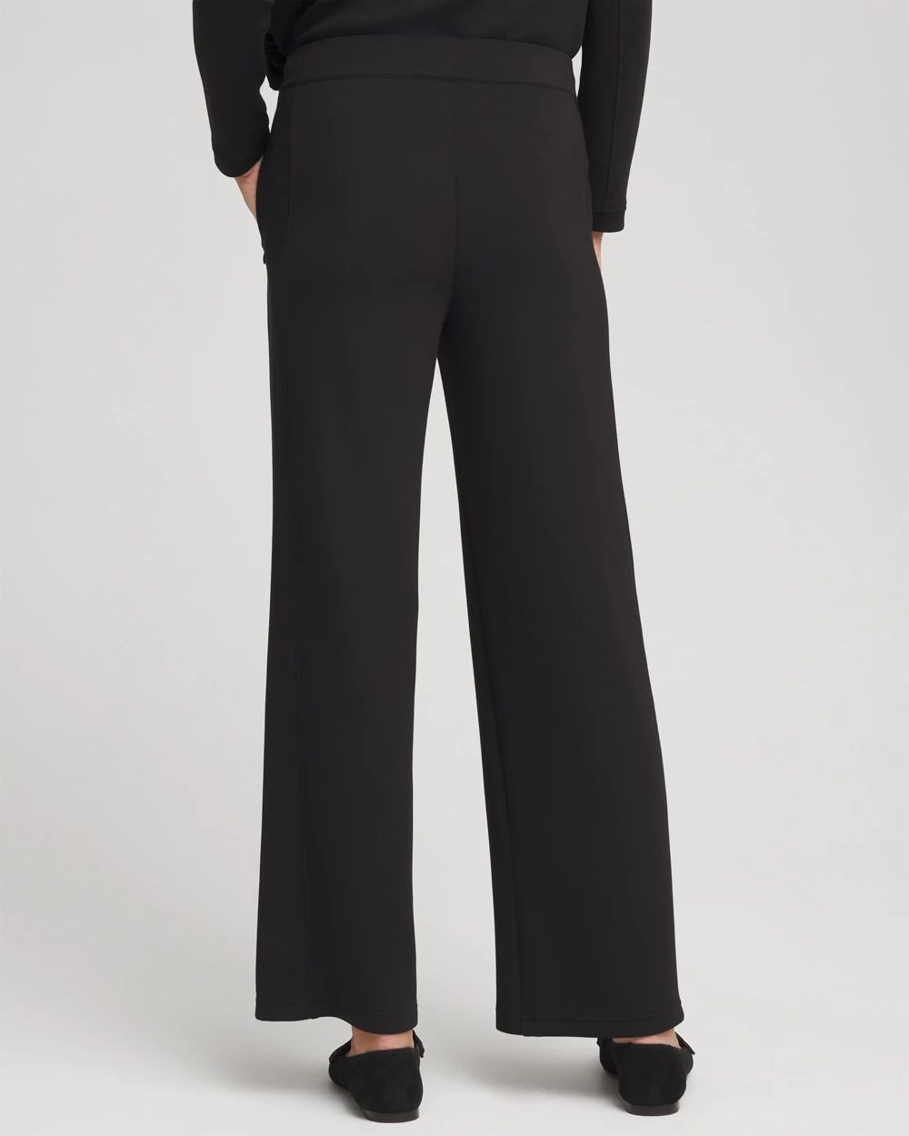Zenergy® Scuba Ribbed Wide Leg Pants