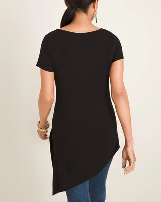 Asymmetrical Side-Slit Tee