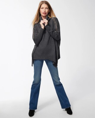 Ball Chain Knit Poncho