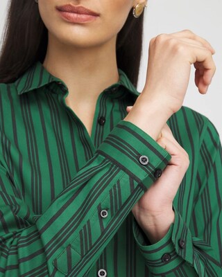 No Iron™ Striped Tunic click to view larger image.