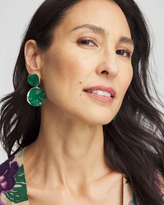 No Droop™ Juniper Round Drop Earrings