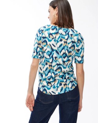 No Iron Stretch Paisley Shirt