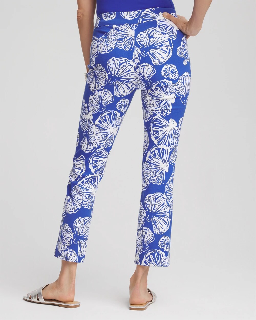 Brigitte™ Seashell Pull-On Cropped Pants