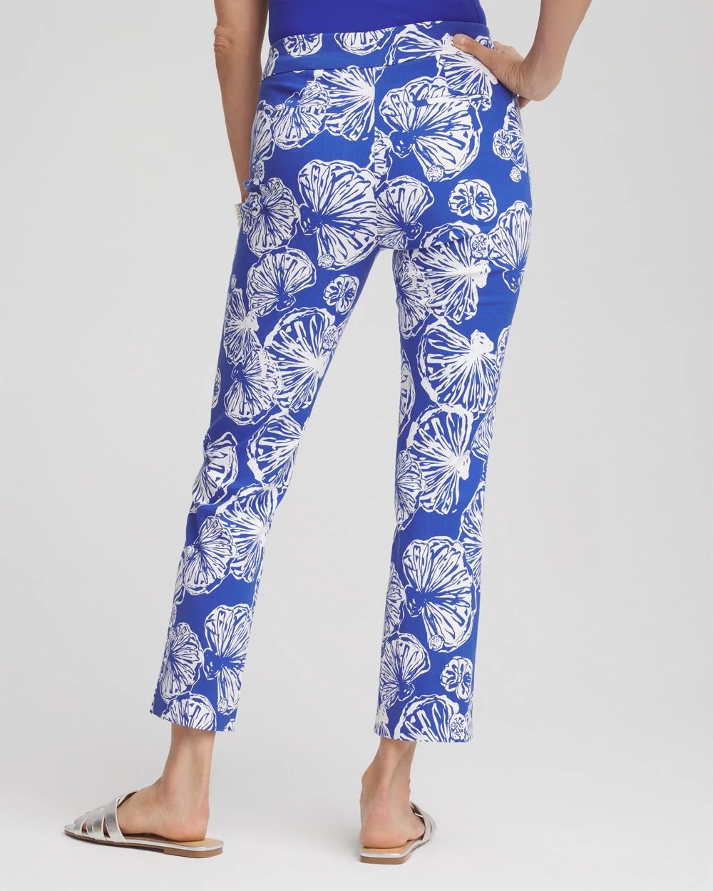 Brigitte™ Seashell Pull-On Cropped Pants