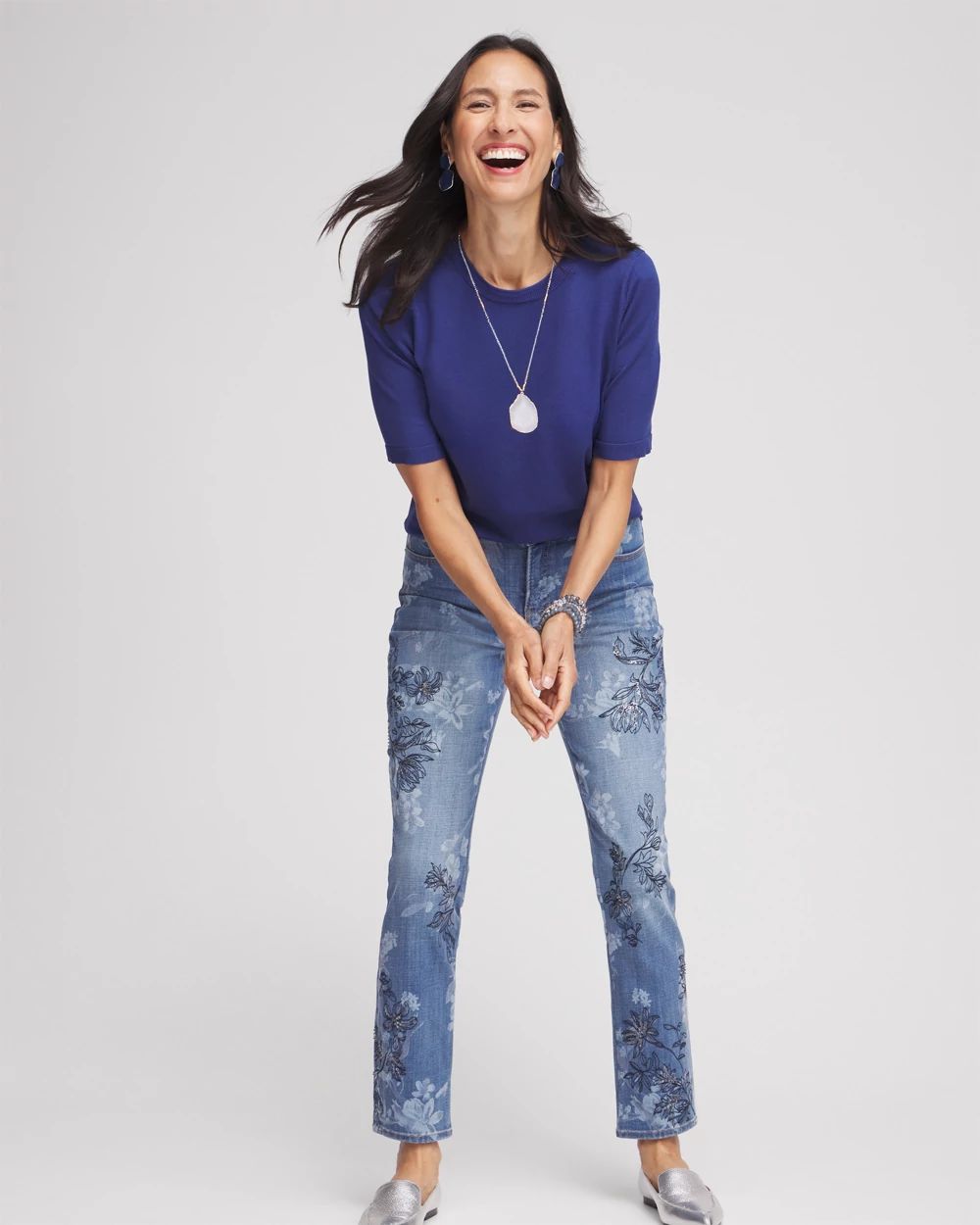 Ella Crewneck Pullover Sweater