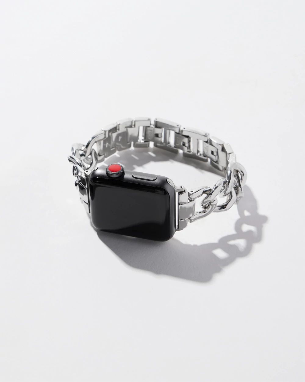 Silver Tone Apple Watch Band