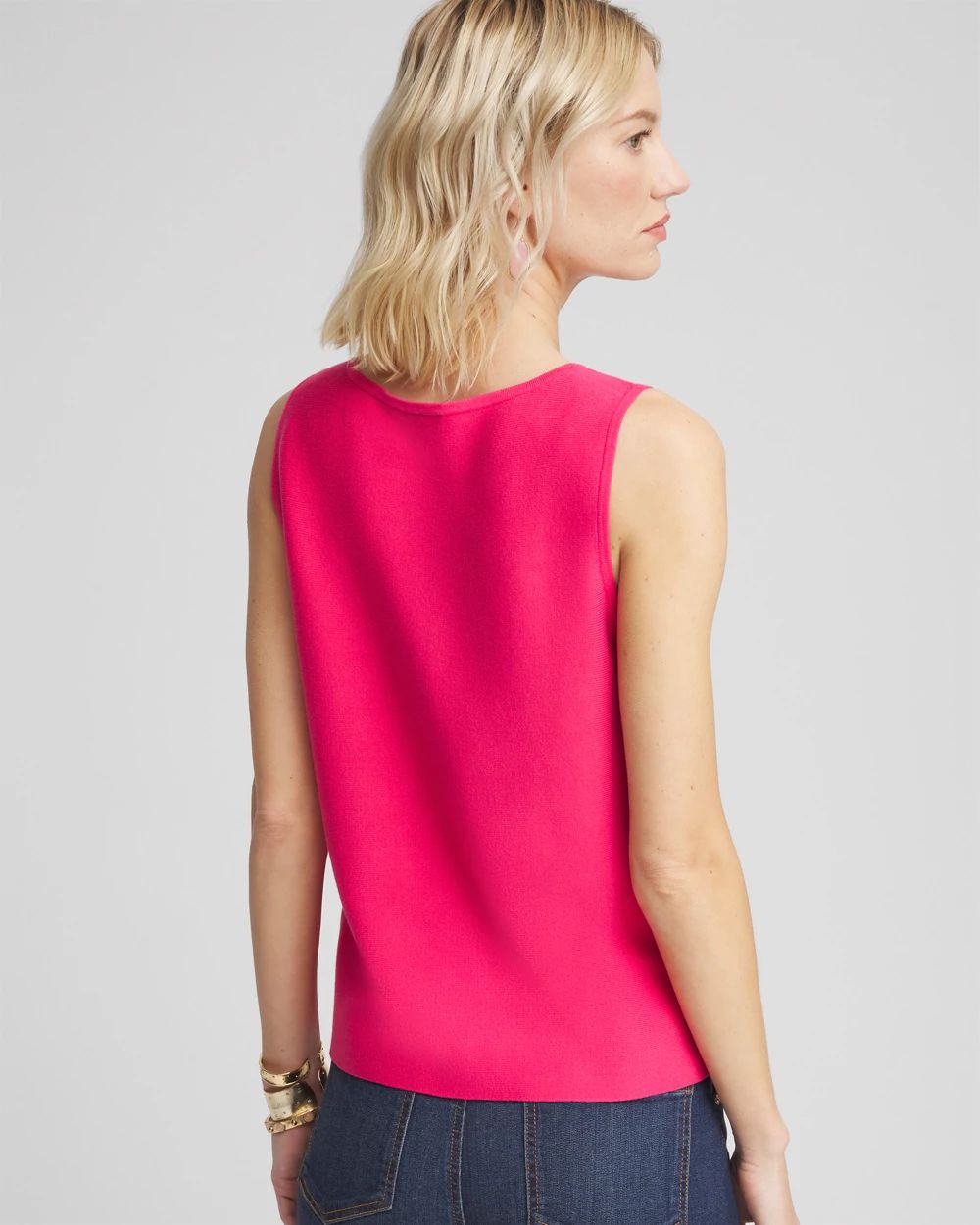 Cutout Sweater Tank