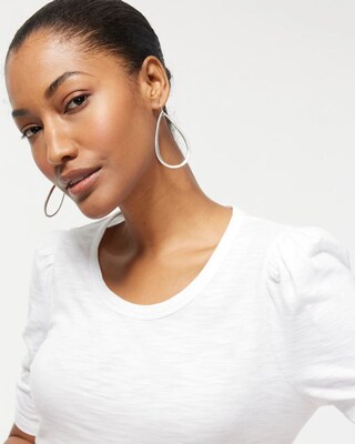 Linen Tiered A-Line Tee