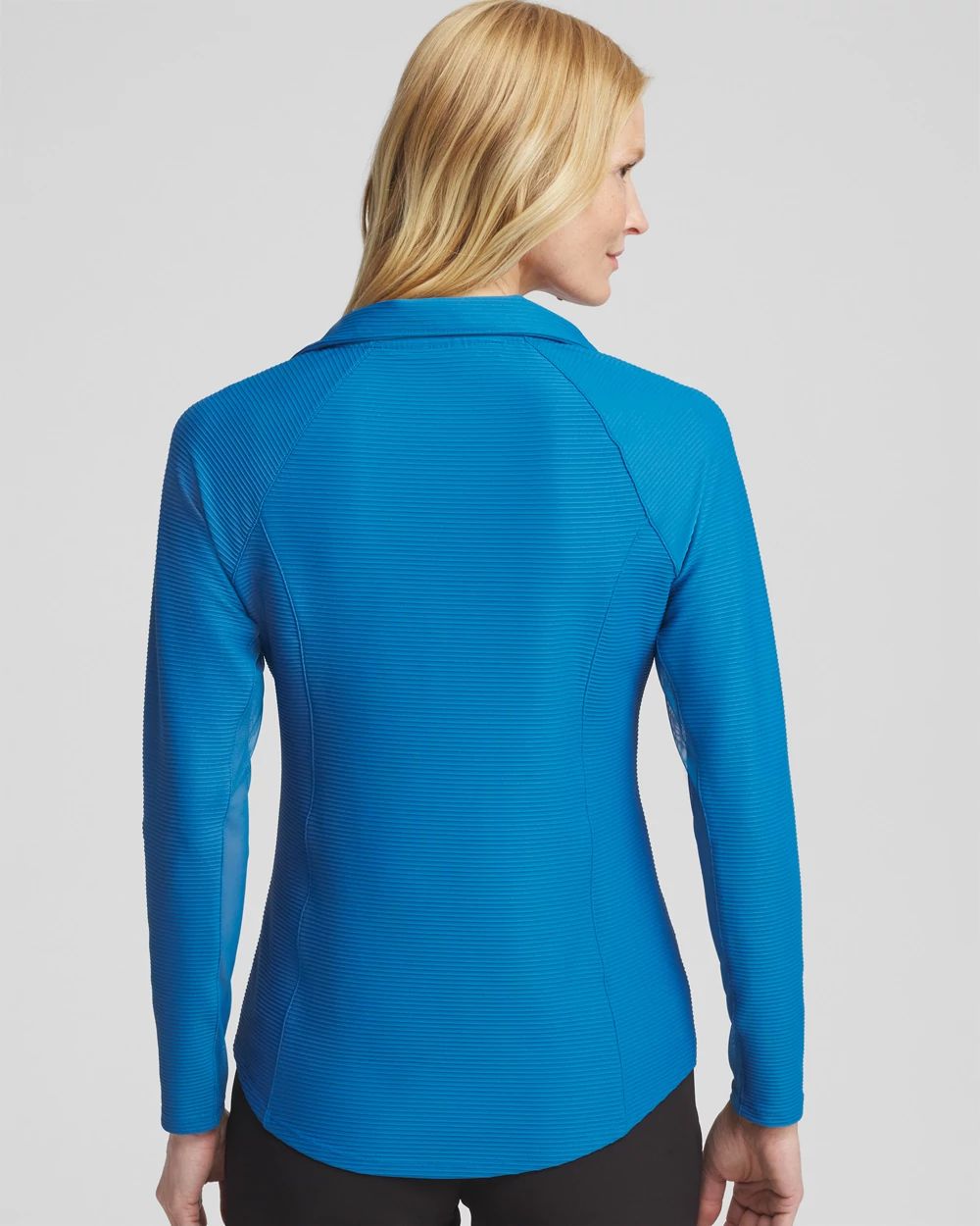 Zenergy® Mesh Detail Zip Pullover click to view larger image.
