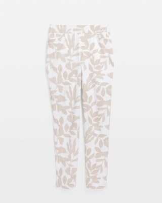 Brigitte Leaf Etch Ankle Pants