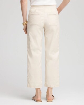 Poplin Cropped Pants click to view larger image.