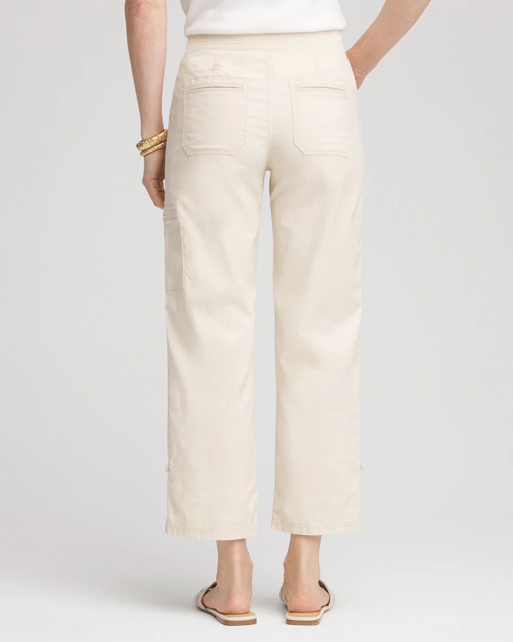 Poplin Cropped Pants