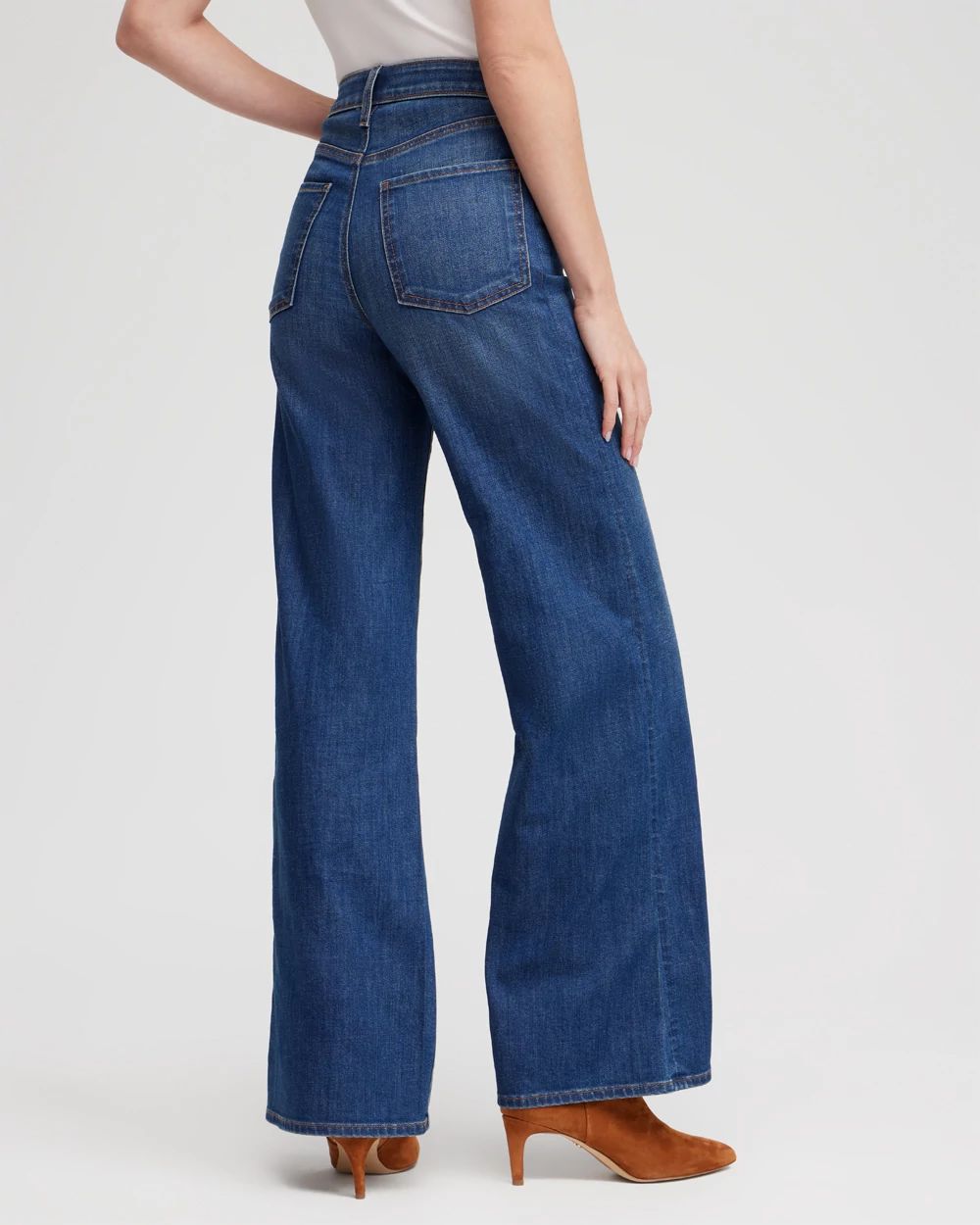 High Rise Wide Leg Jeans