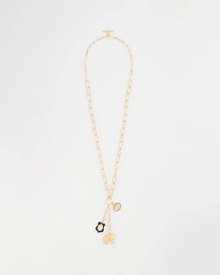 Adjustable Equestrian Charm Toggle Necklace