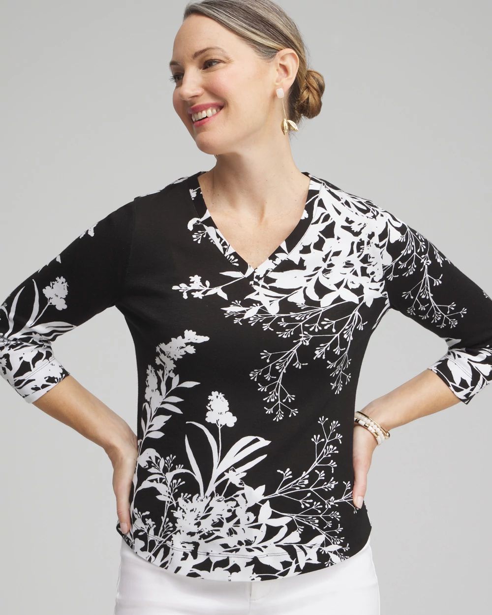Wildflower Everyday 3/4 Sleeve Tee