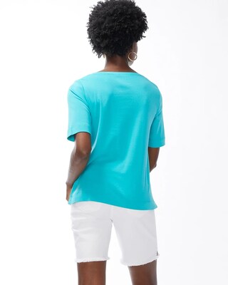 Pima Elbow Sleeve Tee