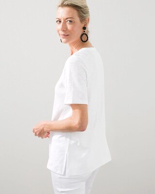 Elbow Sleeve Slub Tee