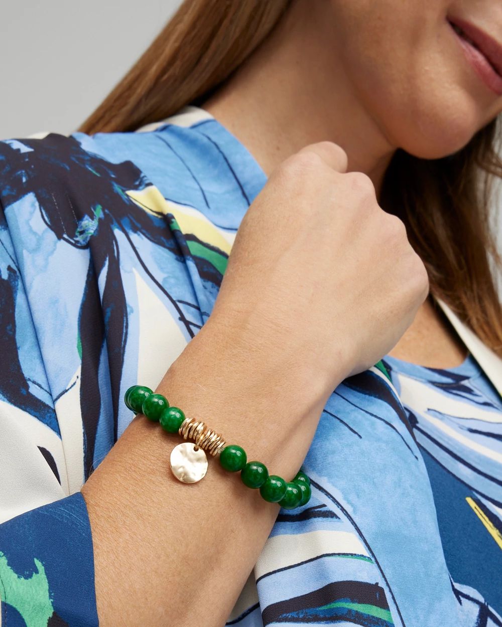 Jade Stretch Bracelet
