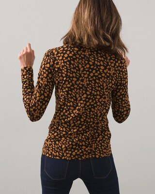 Touch of Cool Cheetah Turtleneck