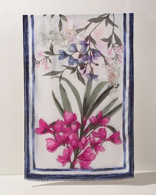 Floral Oblong Scarf