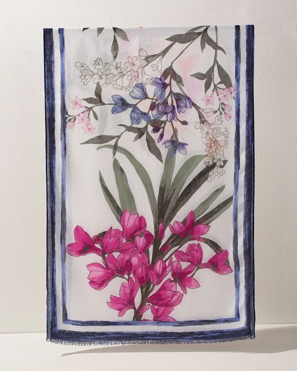 Floral Oblong Scarf