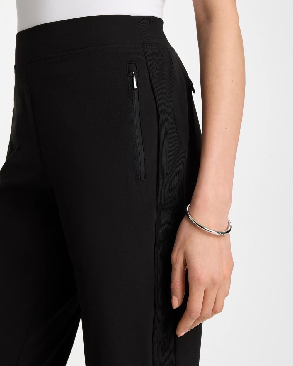 Zenergy® UPF Rib Mix Ankle Pants click to view larger image.