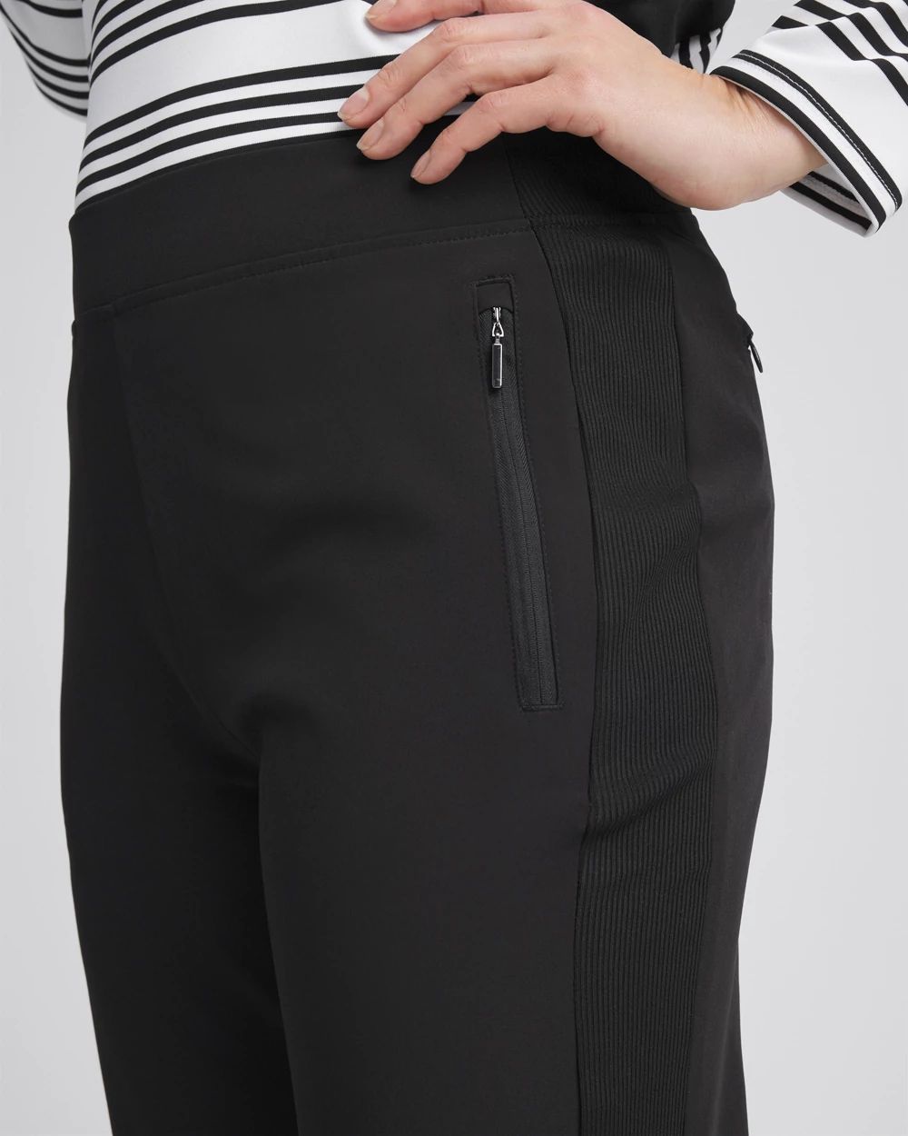 Zenergy® UPF Ribbed Side Ankle Pants