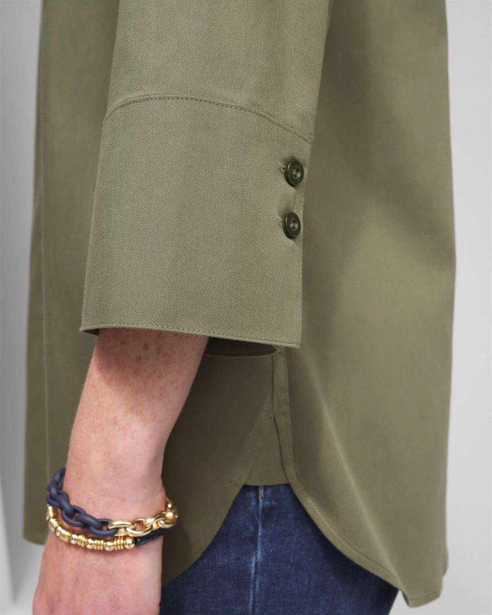 No Iron™ Stretch 3/4 Sleeve Tunic