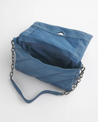 Blue Quilted Bag