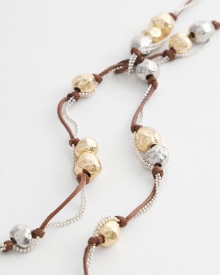 Mixed-Metals Necklace click to view larger image.