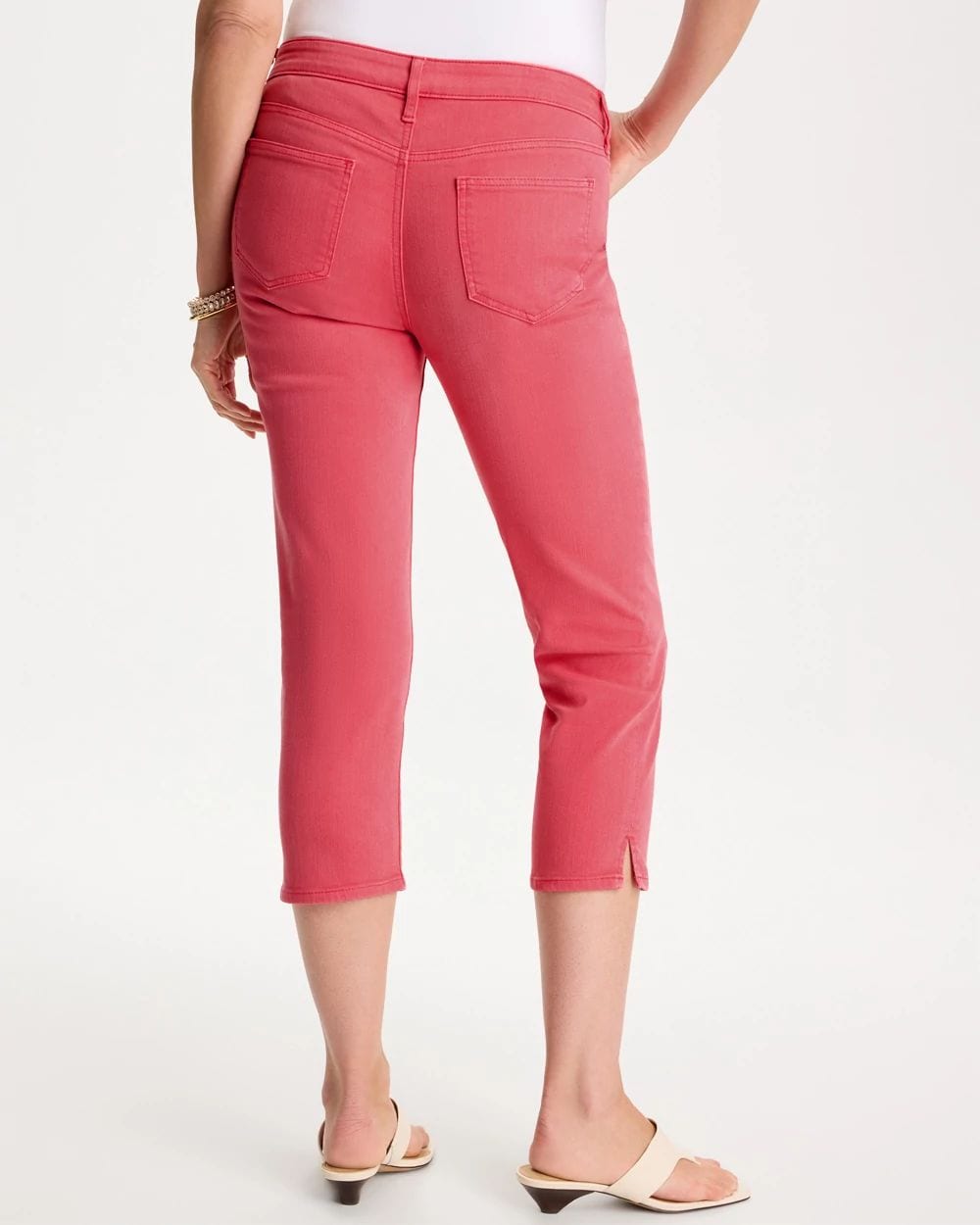 Girlfriend Slim Capri Jeans