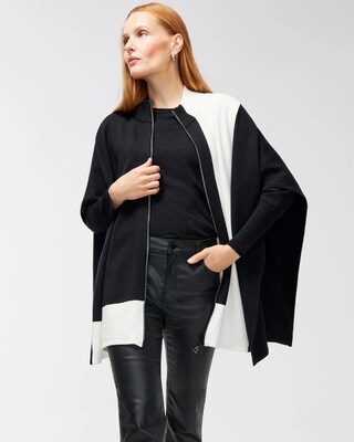 Colorblock Ruana