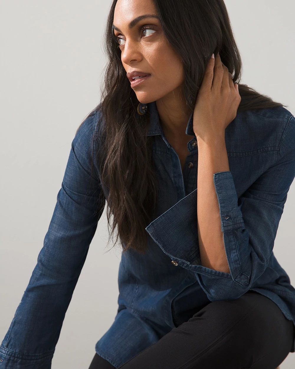 Touch of Cool Denim Tunic
