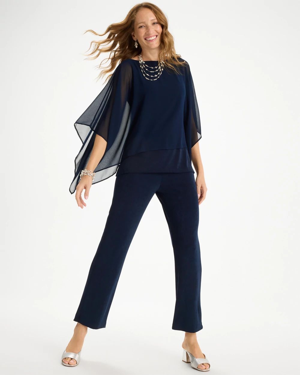 Travelers™ Chiffon Layered Top