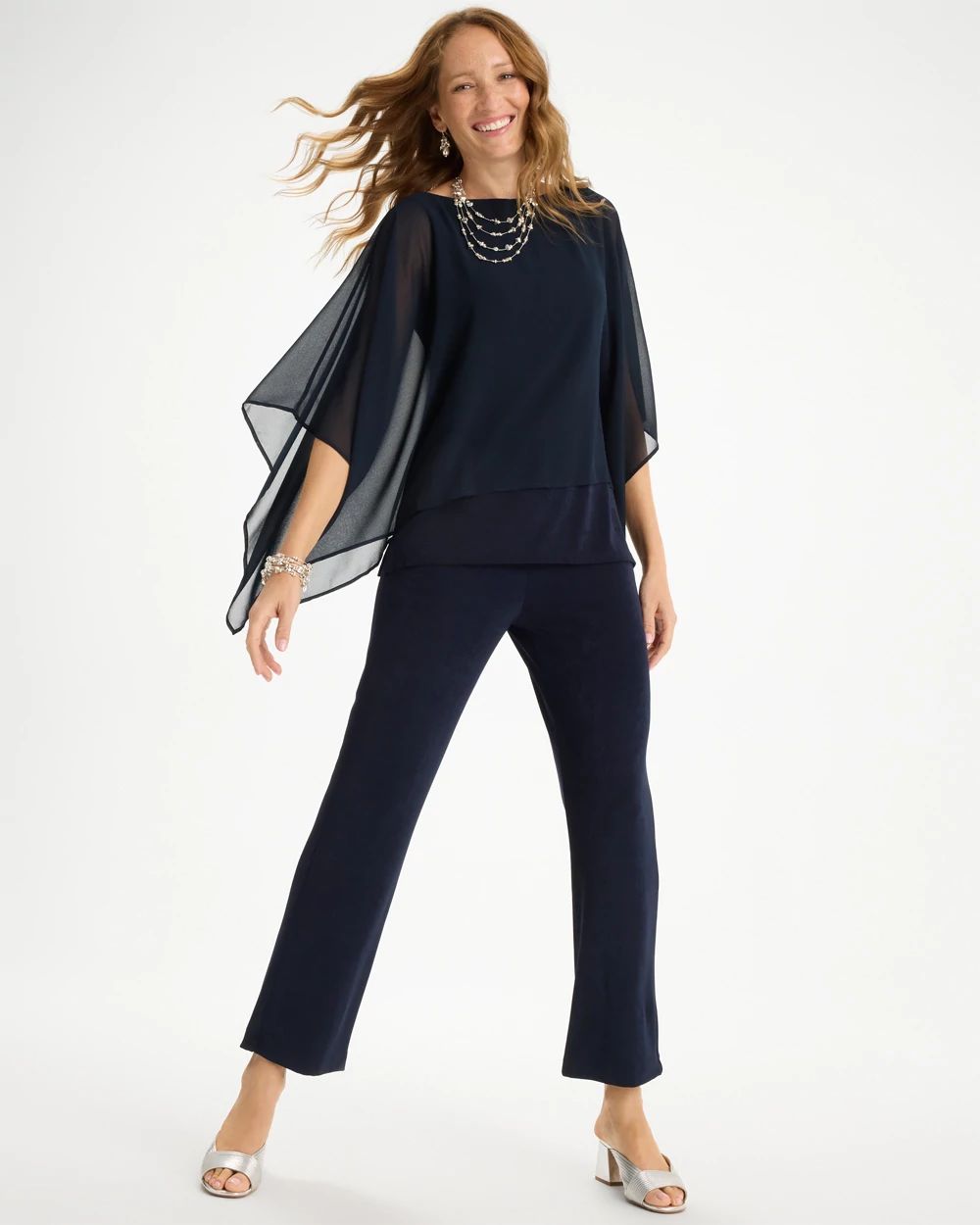 Travelers™ Chiffon Layered Top