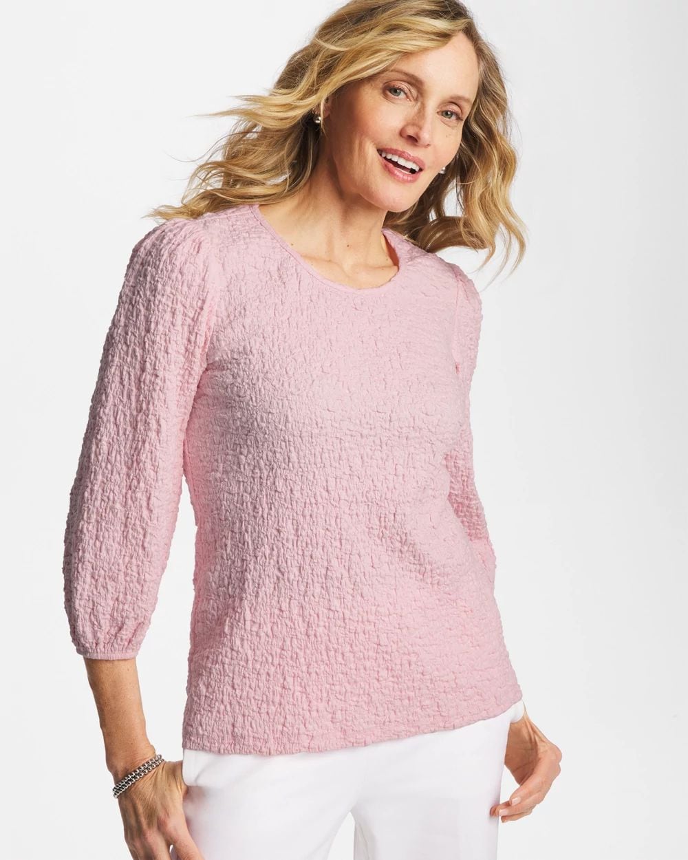 Textured Feminine Tee