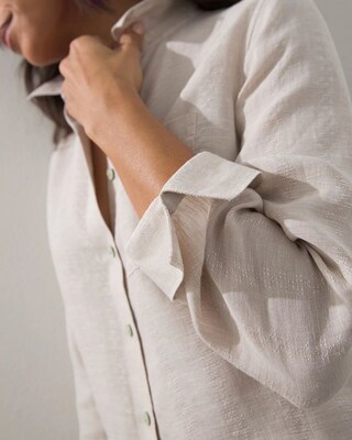 No-Iron Linen Tunic