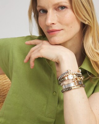 Agate Hero Stretch Bracelet