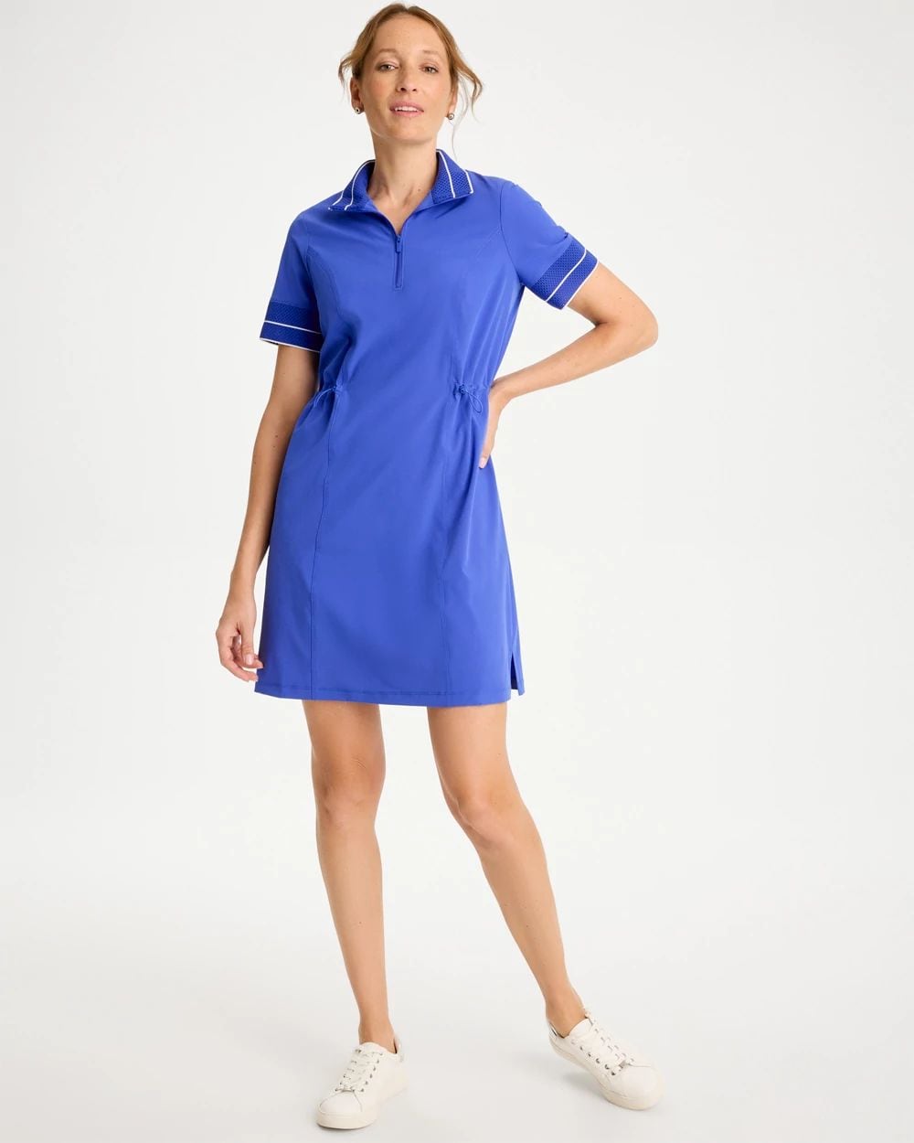 Zenergy® UPF Mesh Trim Dress