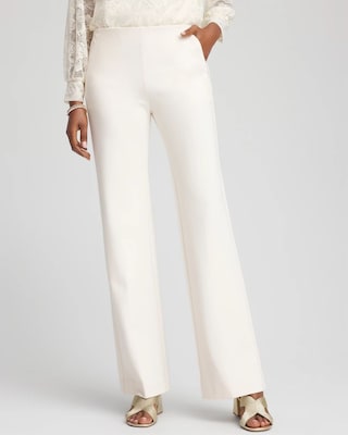 Juliet Wide-Leg Ponte Pants